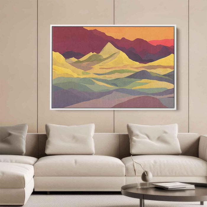 Line Art Desert Mountains #110 - Kanvah