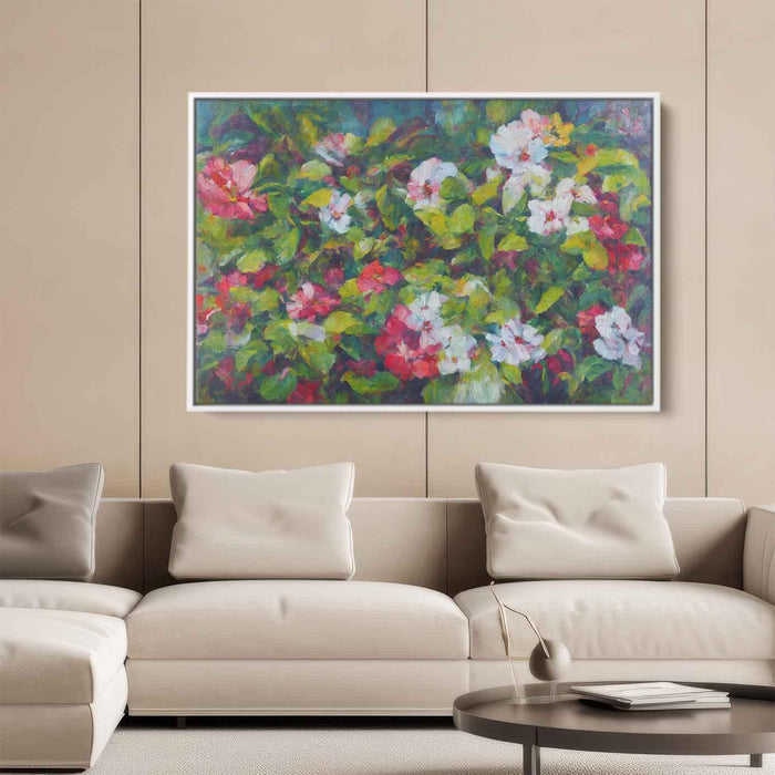 Tropical Flowers Oil Painting #106 - Kanvah