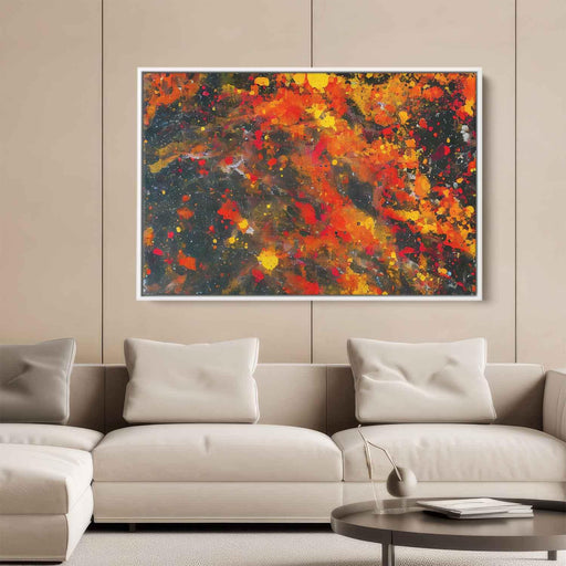 Orange Abstract Splatter #110 - Kanvah