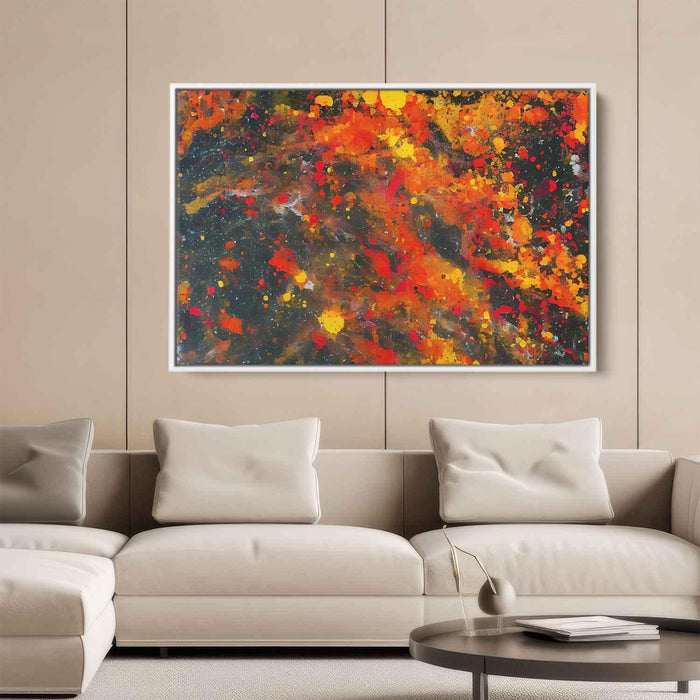 Orange Abstract Splatter #110 - Kanvah