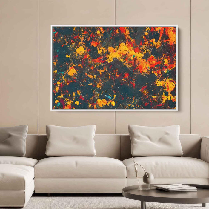 Orange Abstract Splatter #112 - Kanvah