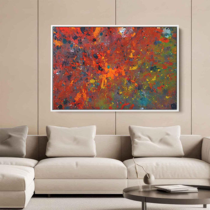 Orange Abstract Splatter #113 - Kanvah