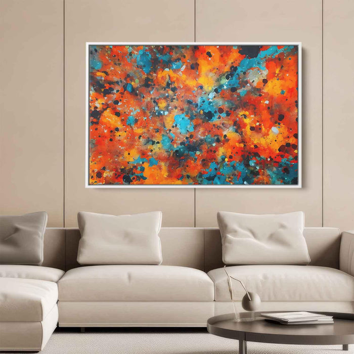 Orange Abstract Splatter #115 - Kanvah