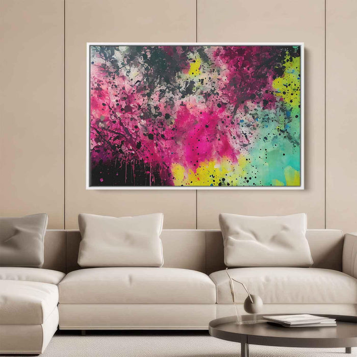 Pink Abstract Splatter #112 - Kanvah