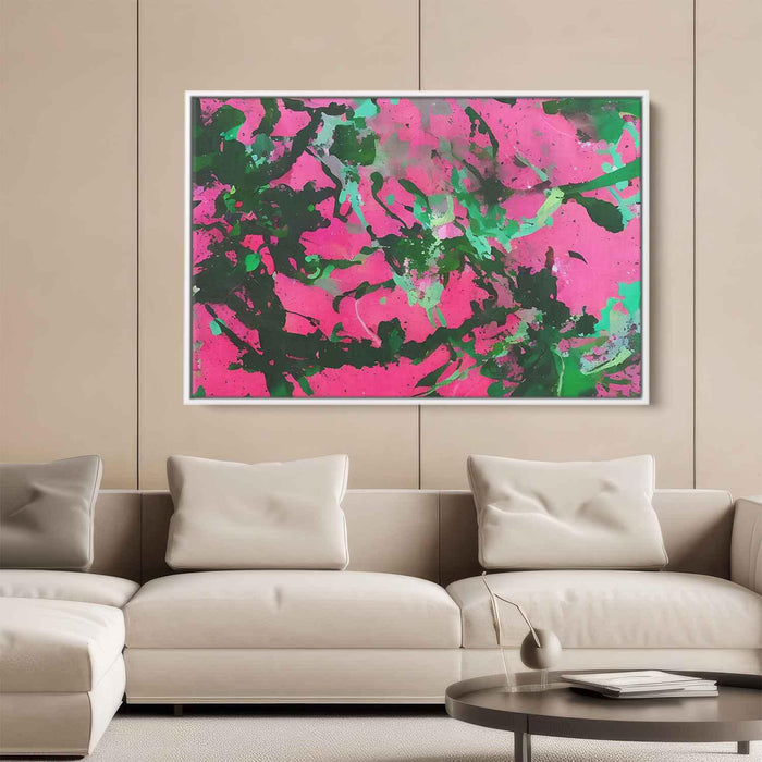 Pink Abstract Splatter #115 - Kanvah