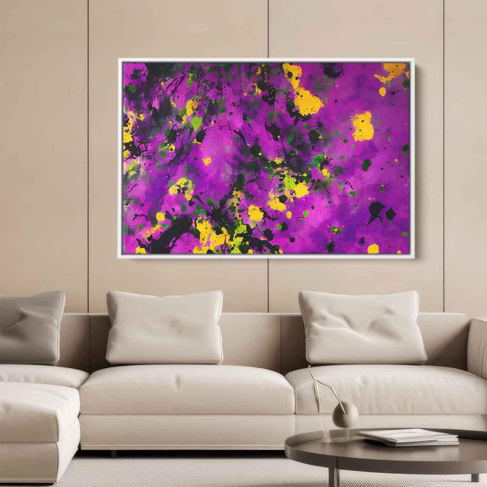 Purple Abstract Splatter #108 - Kanvah