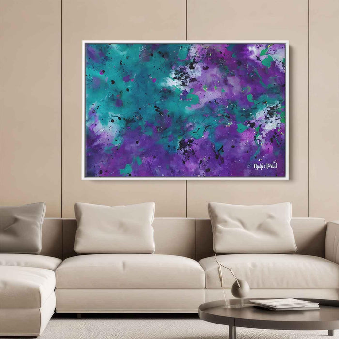 Purple Abstract Splatter #123 - Kanvah