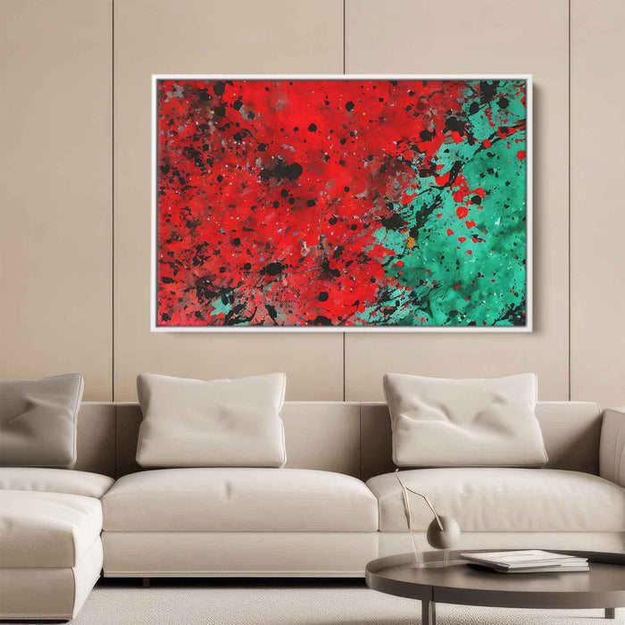 Red Abstract Splatter #112 - Kanvah