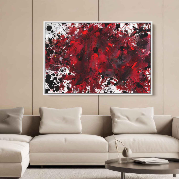 Red Abstract Splatter #123 - Kanvah