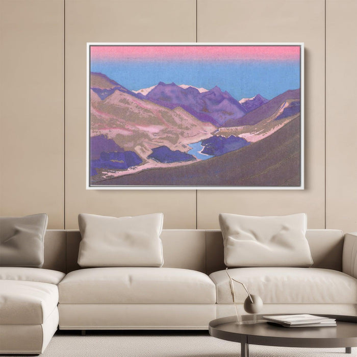 Study of mountains by Nicholas Roerich - Canvas Artwork