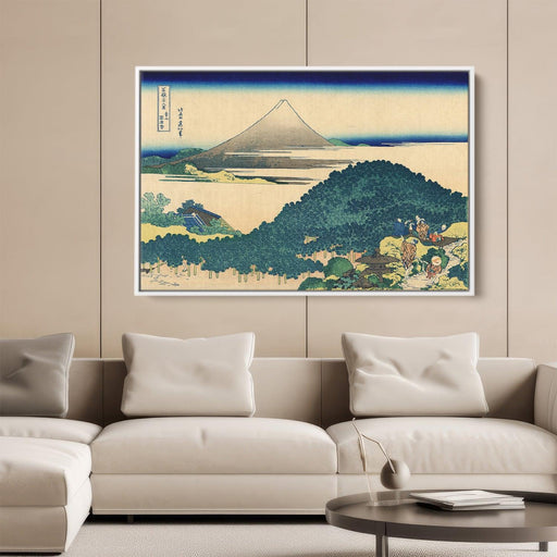 The coast of seven leages in Kamakura by Katsushika Hokusai - Canvas Artwork