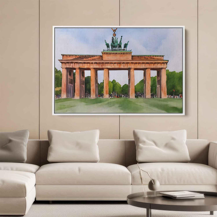 Watercolor Brandenburg Gate #115 - Kanvah