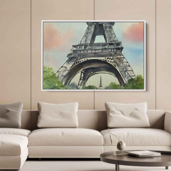 Watercolor Eiffel Tower #112 - Kanvah