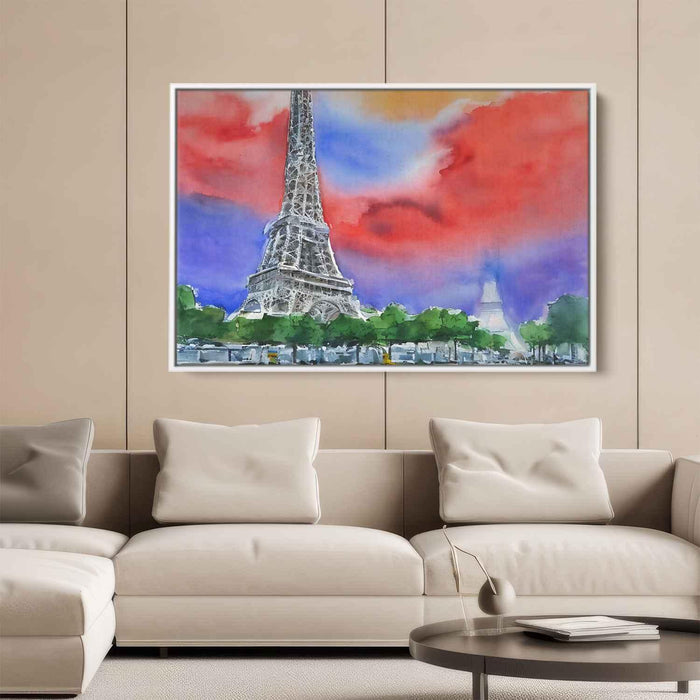 Watercolor Eiffel Tower #113 - Kanvah