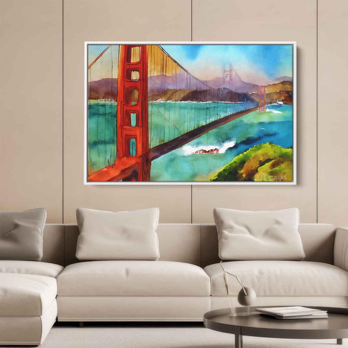 Watercolor Golden Gate Bridge #113 - Kanvah