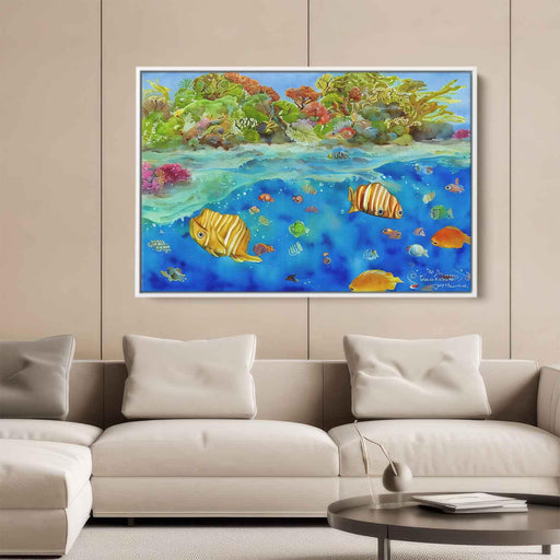 Watercolor Great Barrier Reef #105 - Kanvah