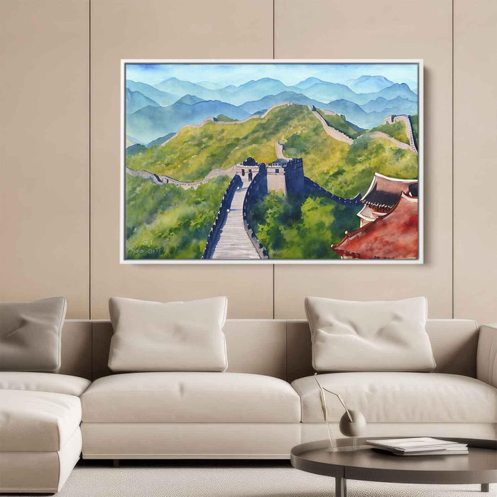 Watercolor Great Wall of China #105 - Kanvah