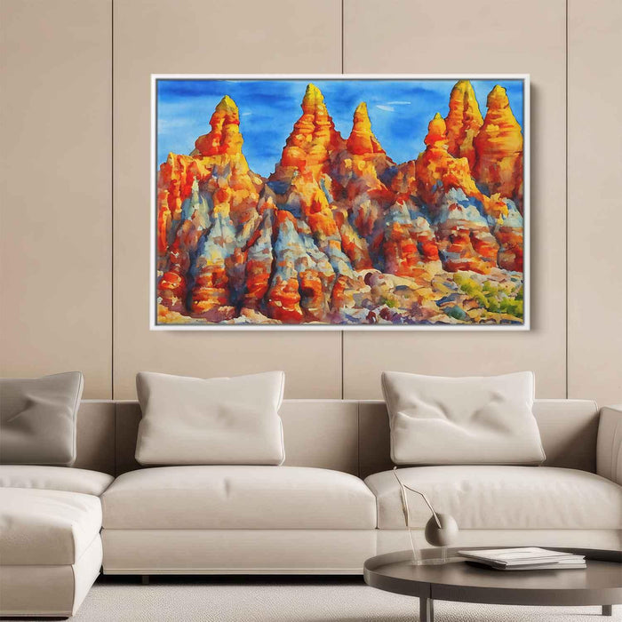 Watercolor Hoodoo formations #106 - Kanvah