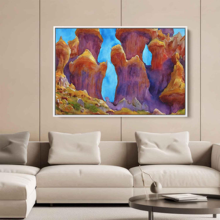 Watercolor Hoodoo formations #110 - Kanvah