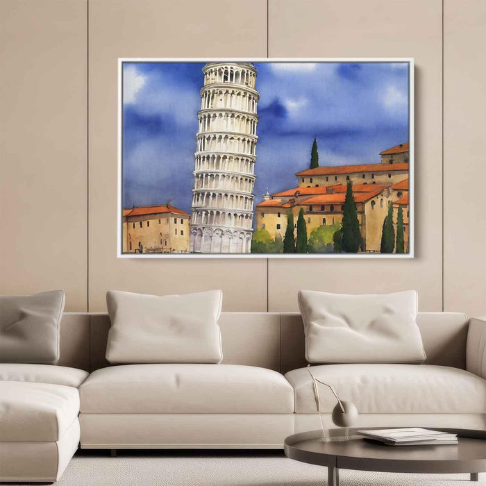 Watercolor Leaning Tower of Pisa #105 - Kanvah