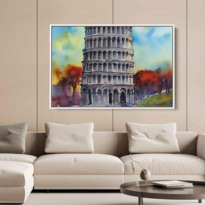 Watercolor Leaning Tower of Pisa #108 - Kanvah