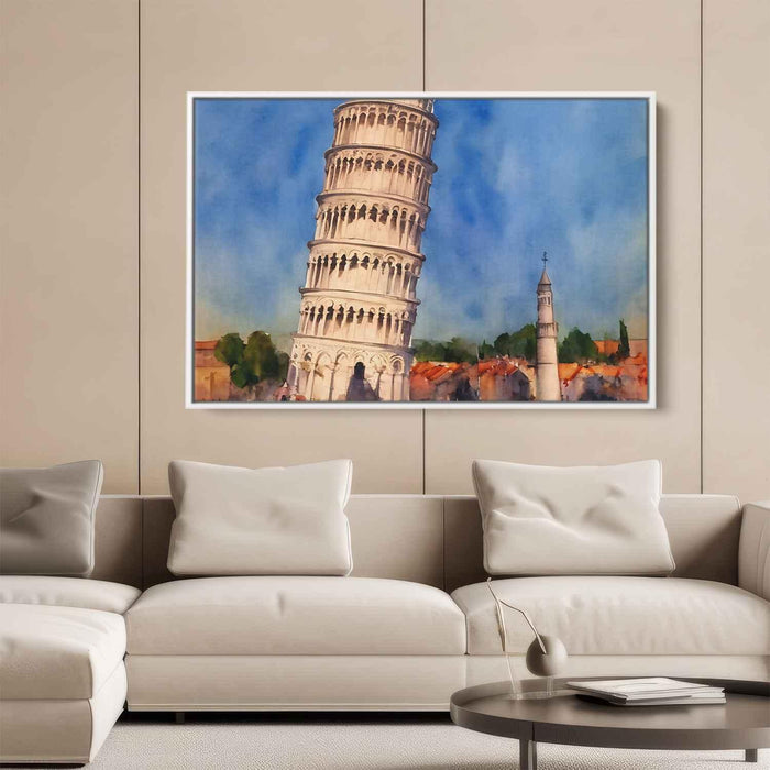 Watercolor Leaning Tower of Pisa #115 - Kanvah