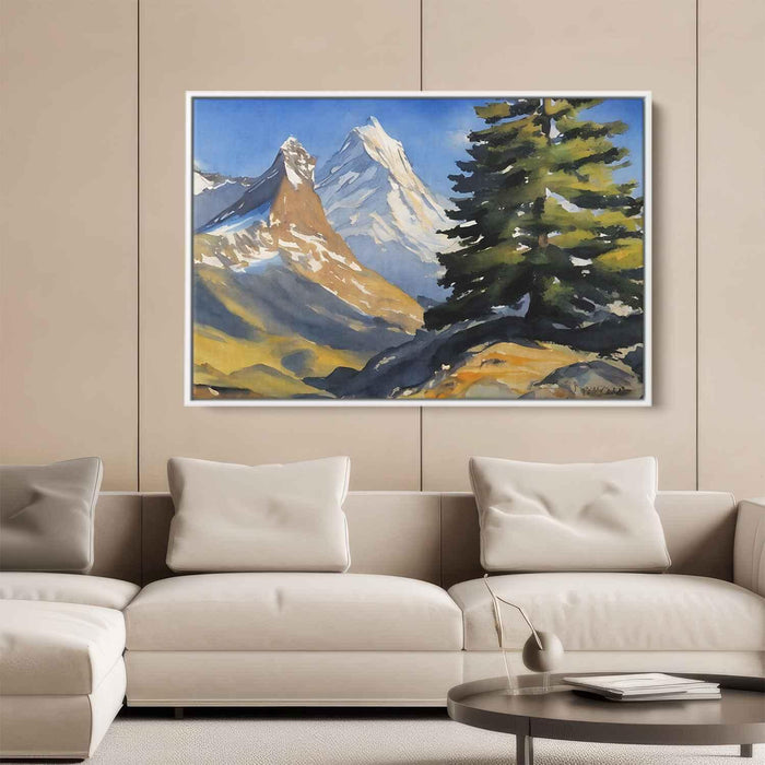 Watercolor Matterhorn #108 - Kanvah