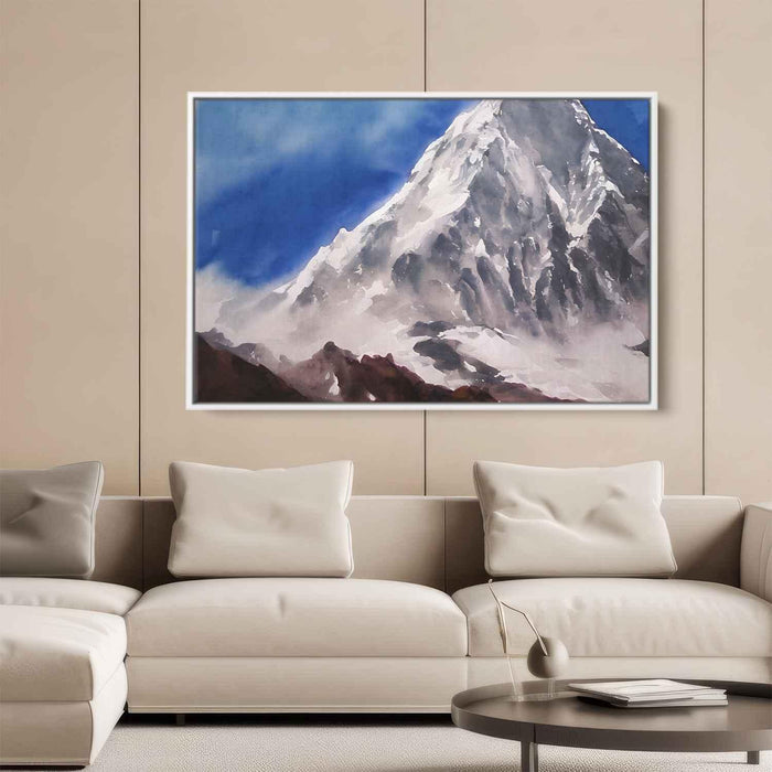 Watercolor Mount Everest #106 - Kanvah