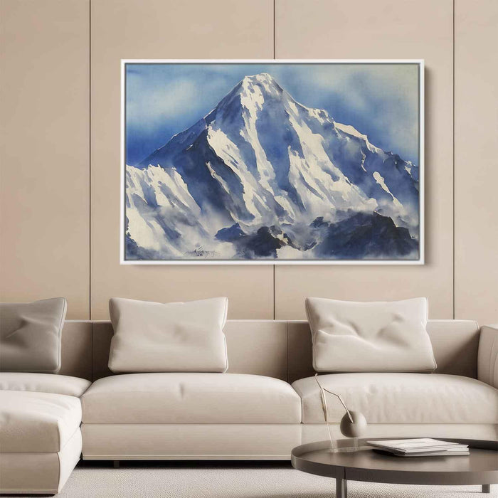 Watercolor Mount Everest #110 - Kanvah