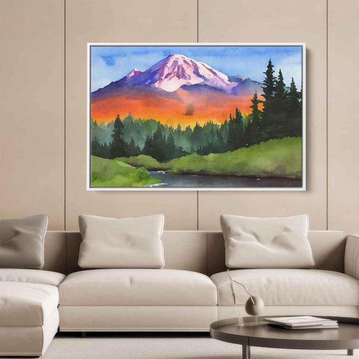 Watercolor Mount Rainier #113 - Kanvah