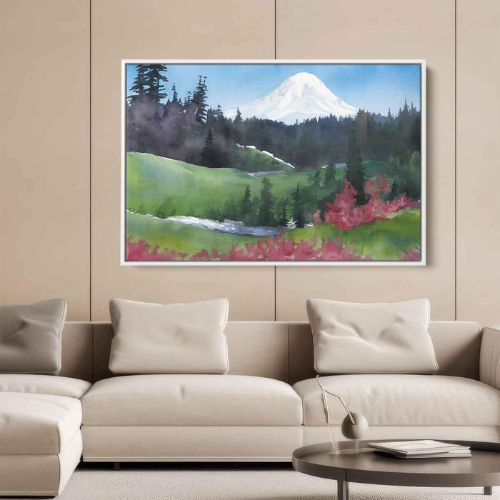 Watercolor Mount Rainier #123 - Kanvah