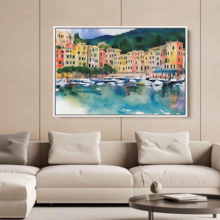Watercolor Portofino #105 - Kanvah