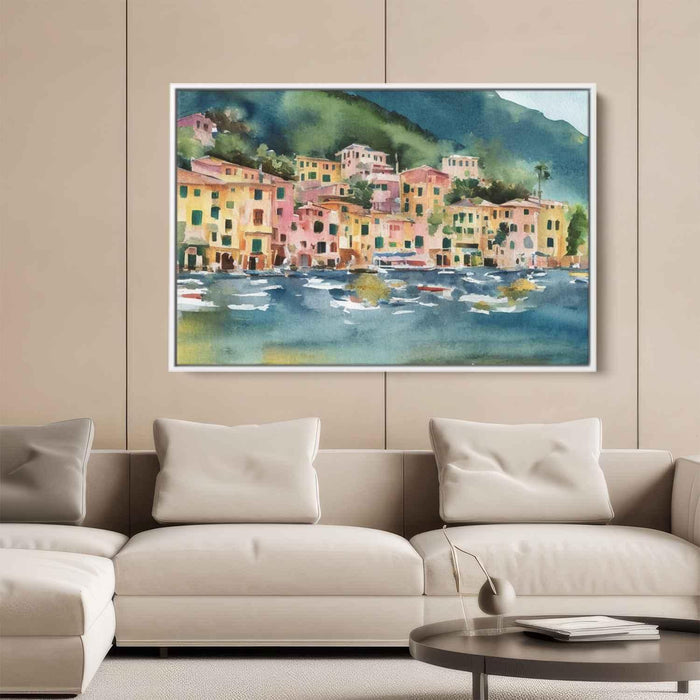 Watercolor Portofino #112 - Kanvah