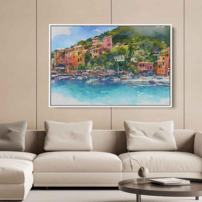 Watercolor Portofino #113 - Kanvah