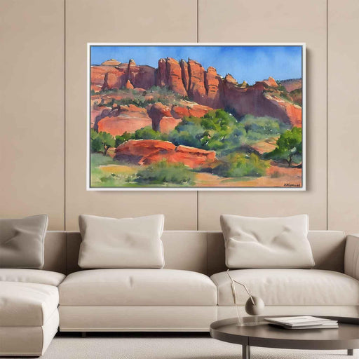 Watercolor Sedona Red Rocks #106 - Kanvah