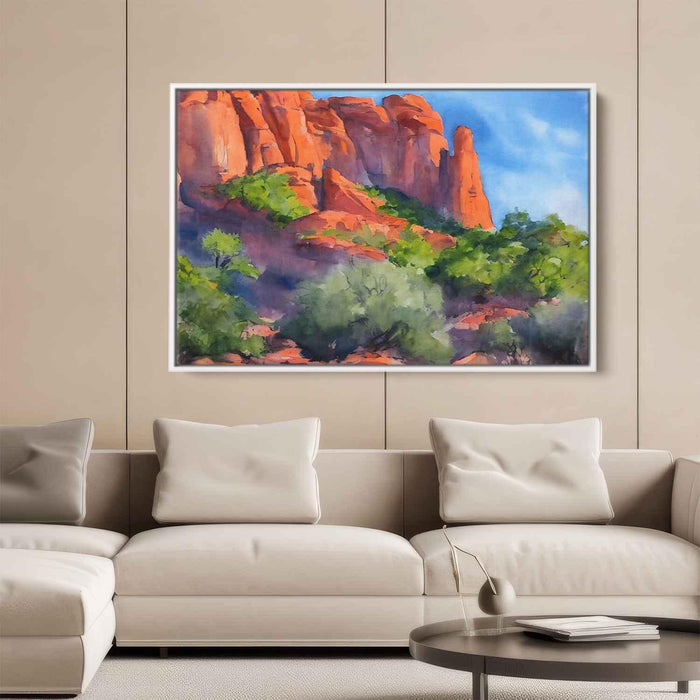 Watercolor Sedona Red Rocks #110 - Kanvah