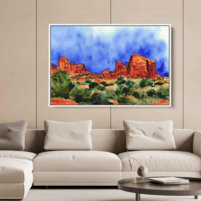 Watercolor Sedona Red Rocks #113 - Kanvah