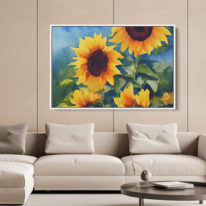 Watercolor Sunflower #105 - Kanvah