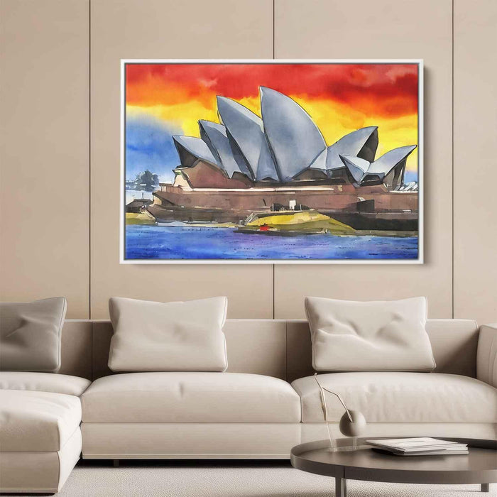 Watercolor Sydney Opera House #108 - Kanvah