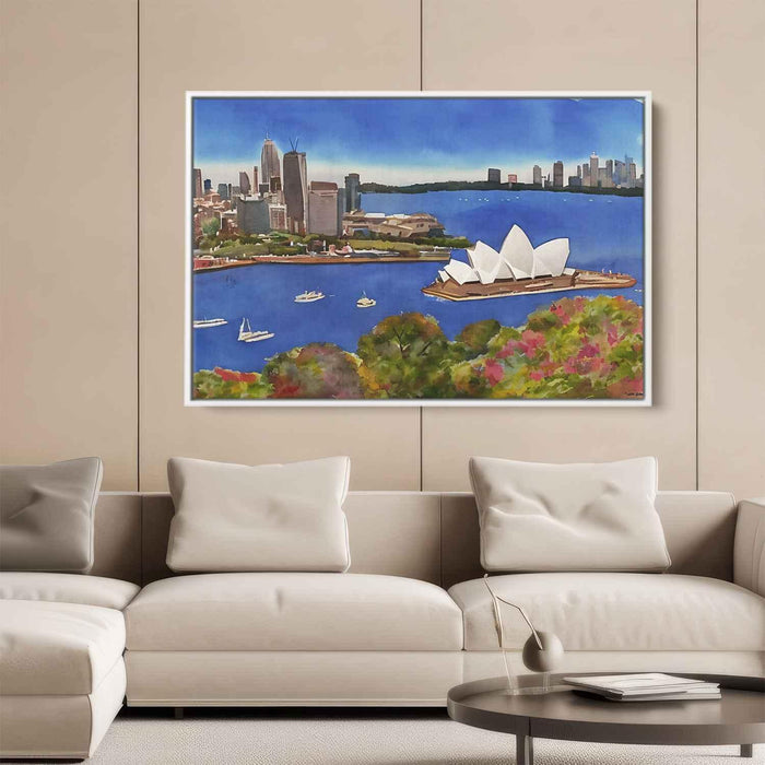 Watercolor Sydney Opera House #110 - Kanvah