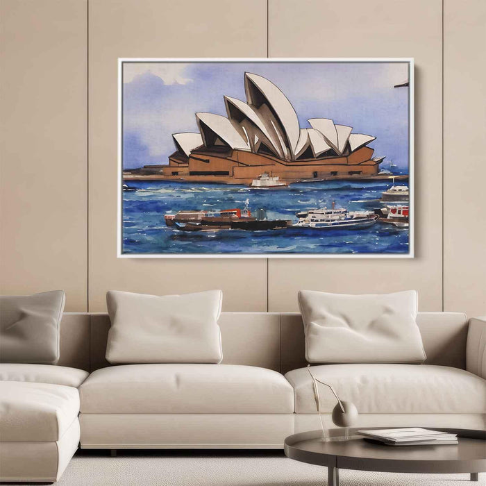 Watercolor Sydney Opera House #112 - Kanvah