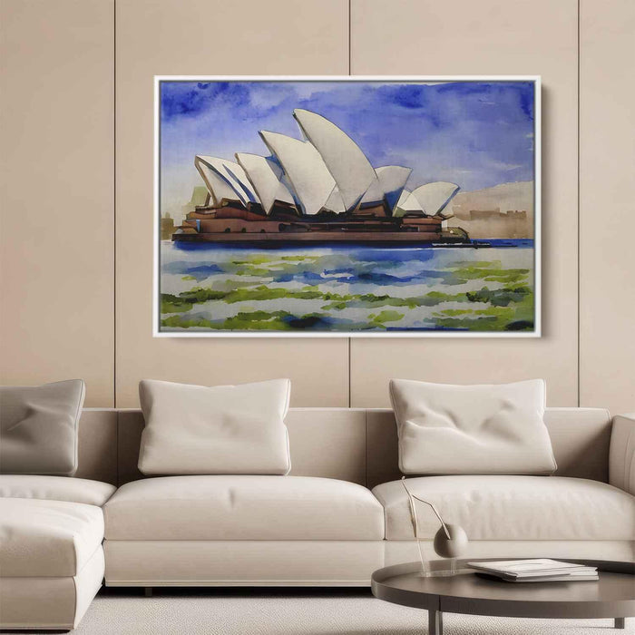 Watercolor Sydney Opera House #113 - Kanvah