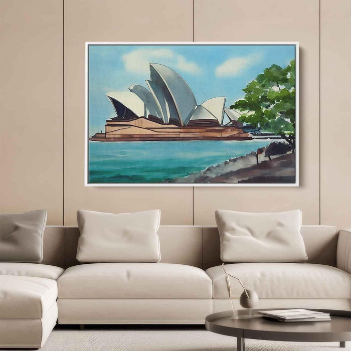 Watercolor Sydney Opera House #115 - Kanvah