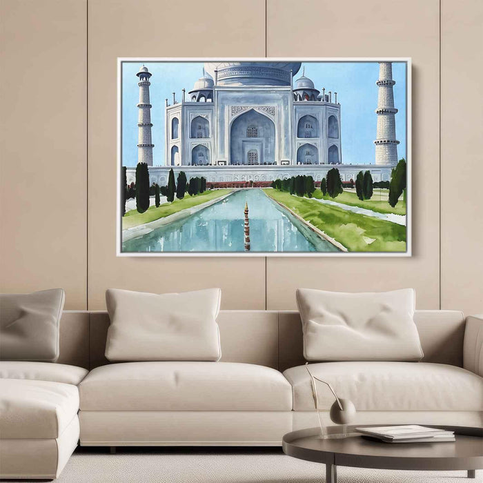 Watercolor Taj Mahal #110 - Kanvah