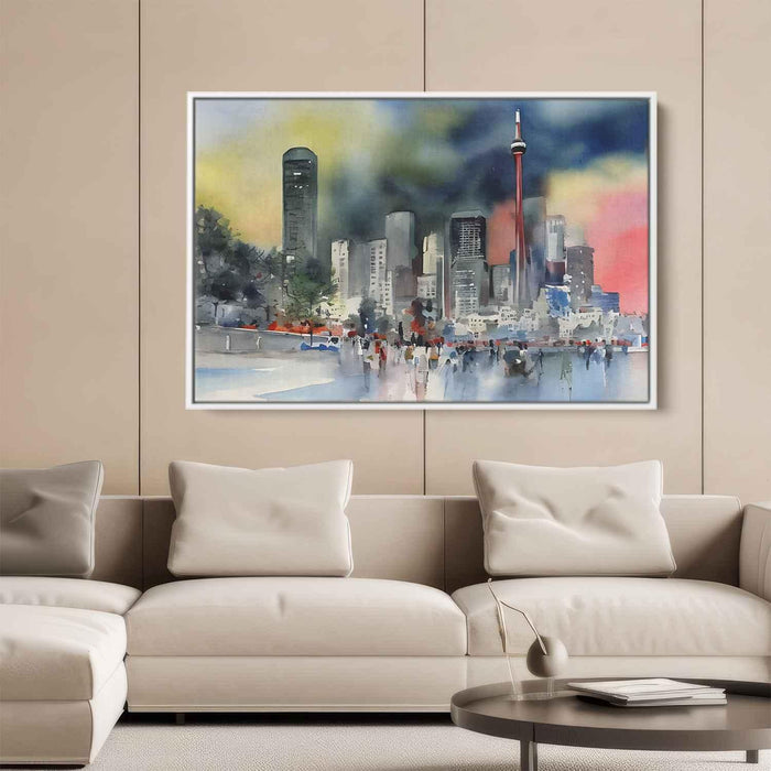 Watercolor CN Tower #105 - Kanvah