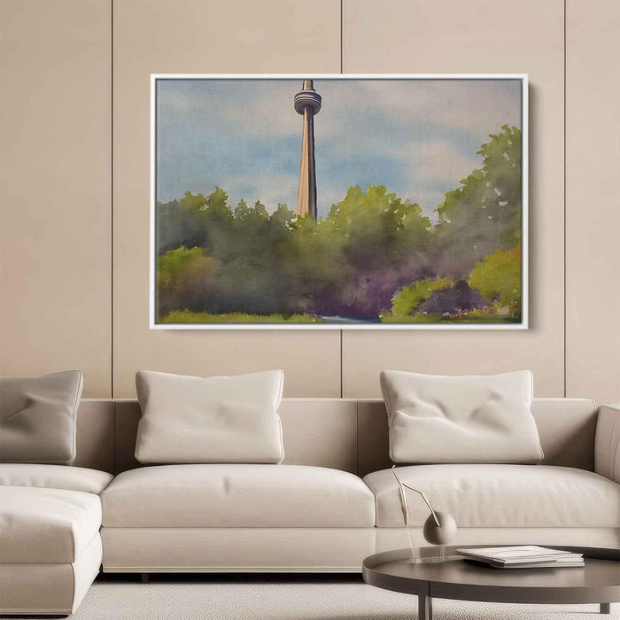 Watercolor CN Tower #123 - Kanvah