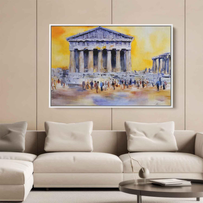 Watercolor Parthenon #106 - Kanvah