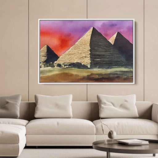 Watercolor Pyramids of Giza #115 - Kanvah