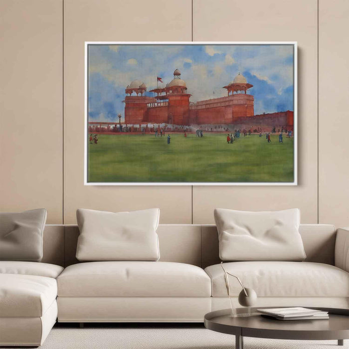 Watercolor Red Fort #106 - Kanvah