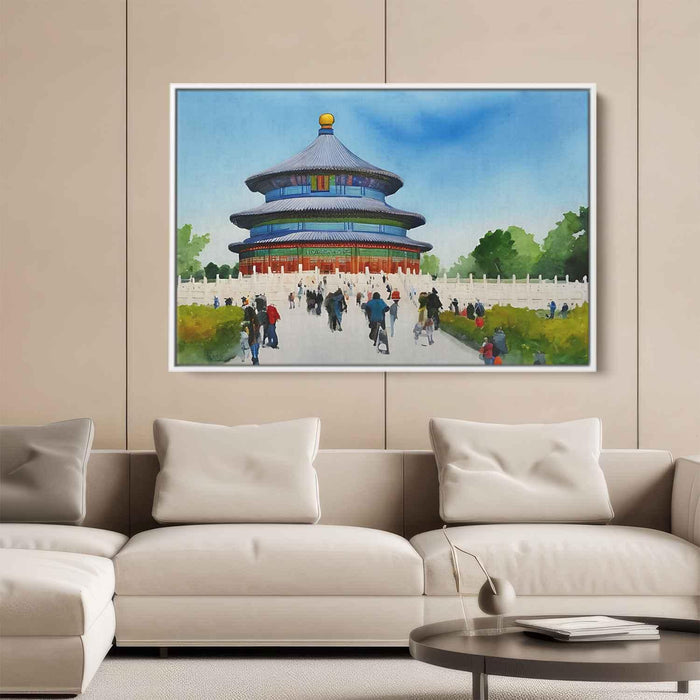 Watercolor Temple of Heaven #112 - Kanvah